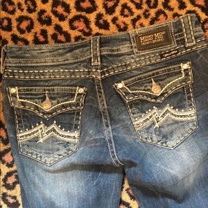 Miss Me Jeans Boot Cut Jeweled pocket Size 30 35